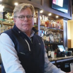 Jeff Harrop, managing partner at the new Combine Grill in Davenport, is shown inside the restaurant.