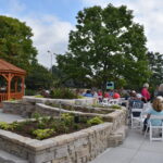 Guests gather at the new Ability Garden at the Quad City Botanical Center