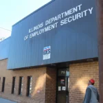 Illinois unemployment rate jobless IDES decline