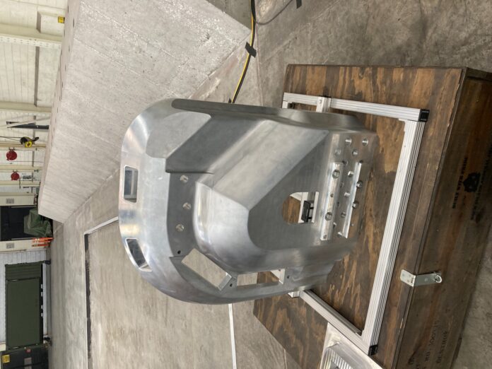 metal 3D printer seamless hatch for a Bradley Fighting Vehicle