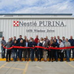 A ribbon-cutting ceremony on Wednesday, Oct. 5, celebrated a $156 million expansion project at the Purina plant in Clinton.