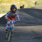 Rhett Pavelonis of Silvis rides on the new Silvis Pump Track during the park’s opening day on Saturday, Oct. 29.
