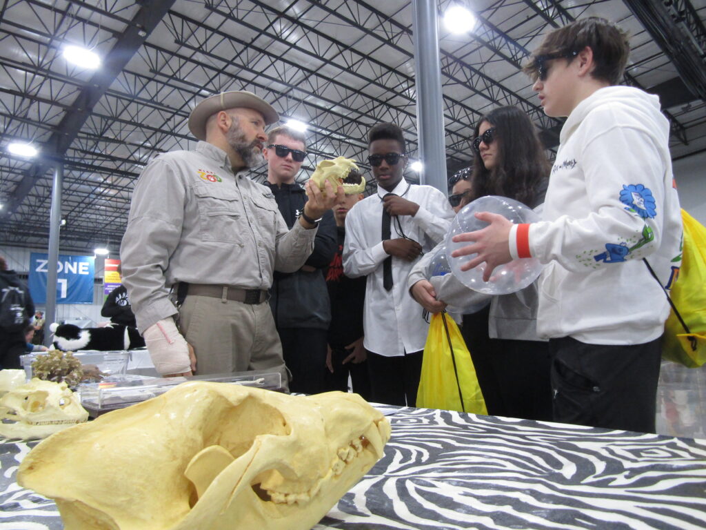 Students at Junior Achievement Expo