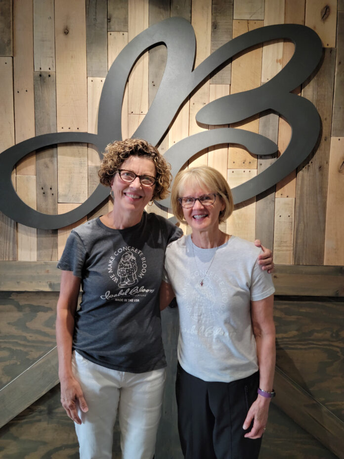 Donna Young, left, and Cathy Nevins are the co-owners of Isabel Bloom.