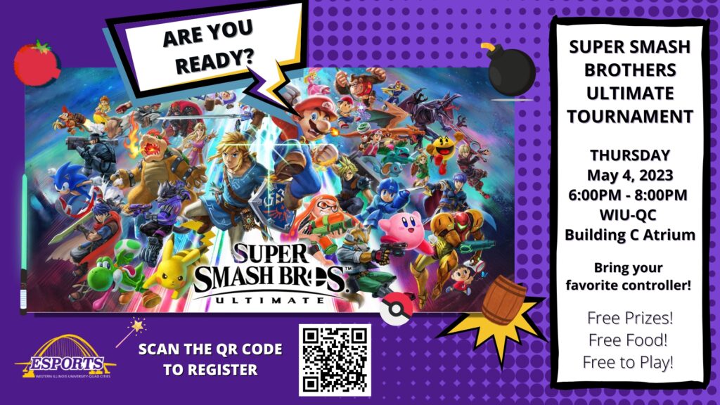 Western Illinois University hosts "Super Smash Brothers Ultimate” Esports tournament