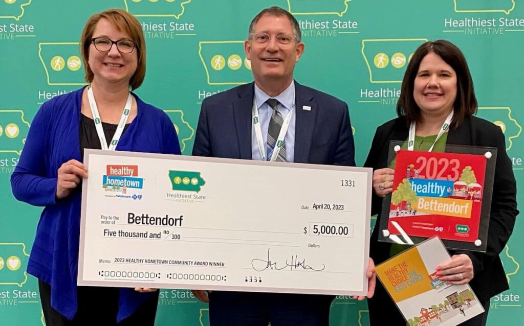 Healthy Hometown awarded to City of Bettendorf