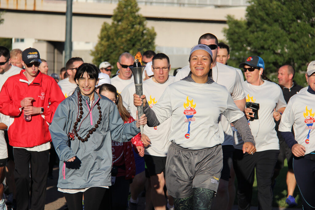 WIU Guarding of the Flame Torch Run