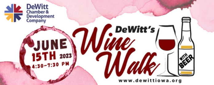 DeWitt Wine Walk logo Dewitt Wine Walk