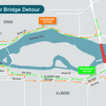 Interstate 74 Bridge demolition