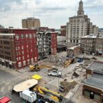 Work surrounding the partial collapse of a downtown Davenport apartment building at 324 Main St. is entering a new phase.