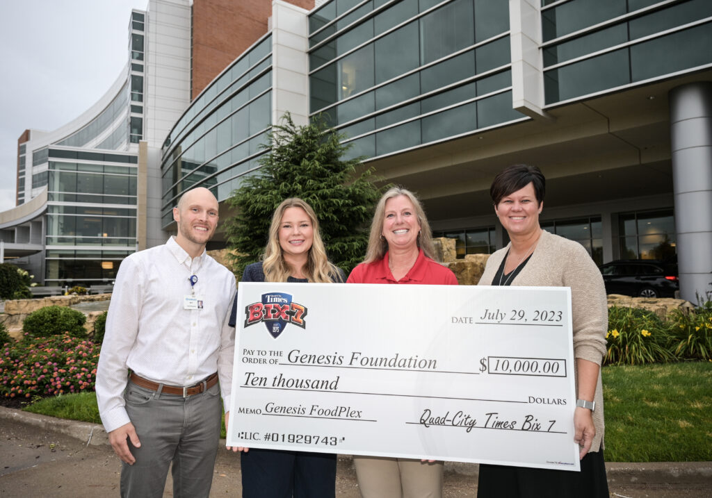Genesis FoodPlex donation from Bix 7