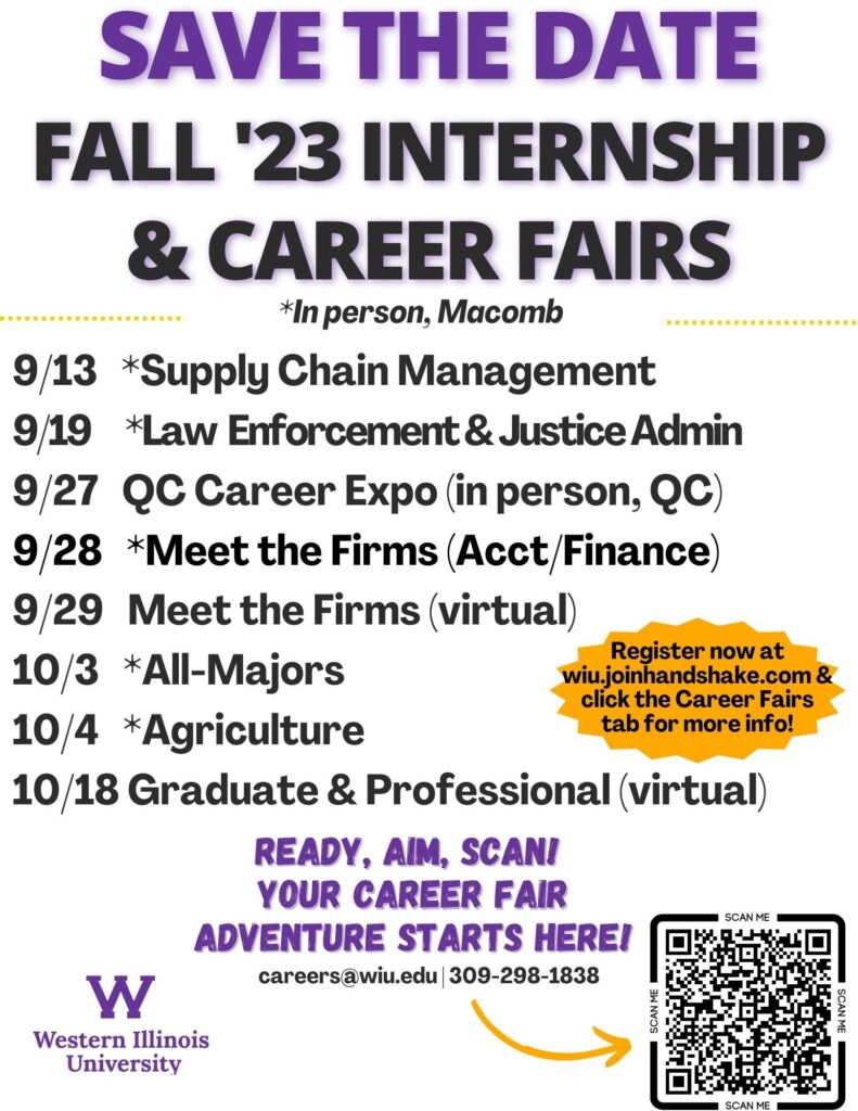 WIU internship career