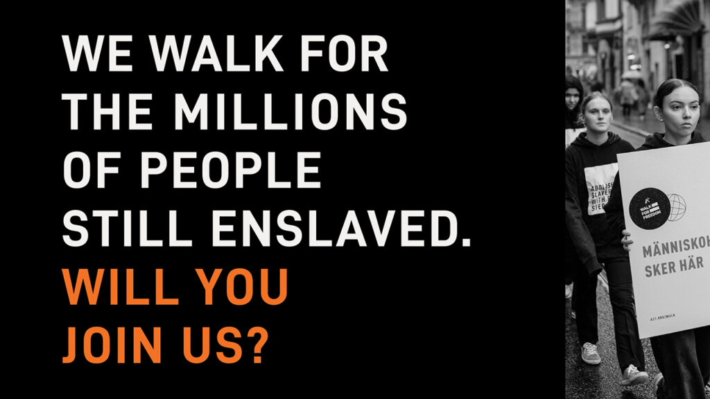 human trafficking Walk for Freedom District 6420