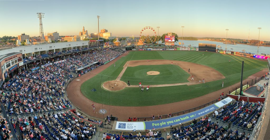 Modern Woodmen Park ballpark