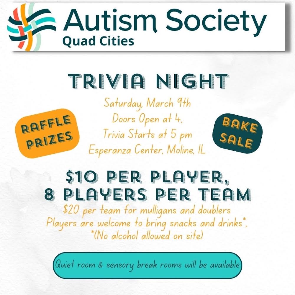 Autism society trivia night
