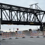 The Rock Island Arsenal bridge closed