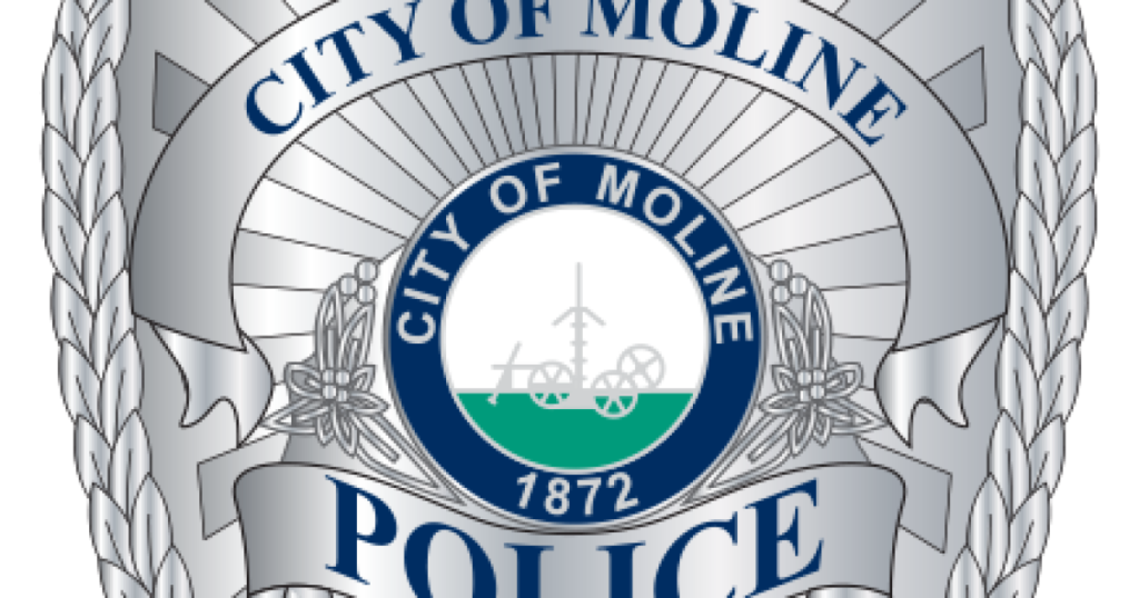 Moline Police Department accreditation MPD badge