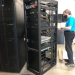 WIU WQPT master control rack