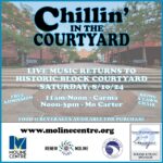Courtyard Moline Center Historic block
