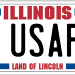 Air Force specialty Illinois license plate