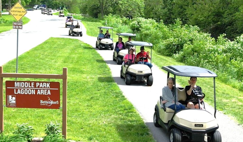 golf cart tour senior