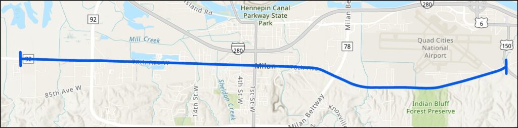 Andalusia Road Indian Bluff Road Bi-State Regional Commission