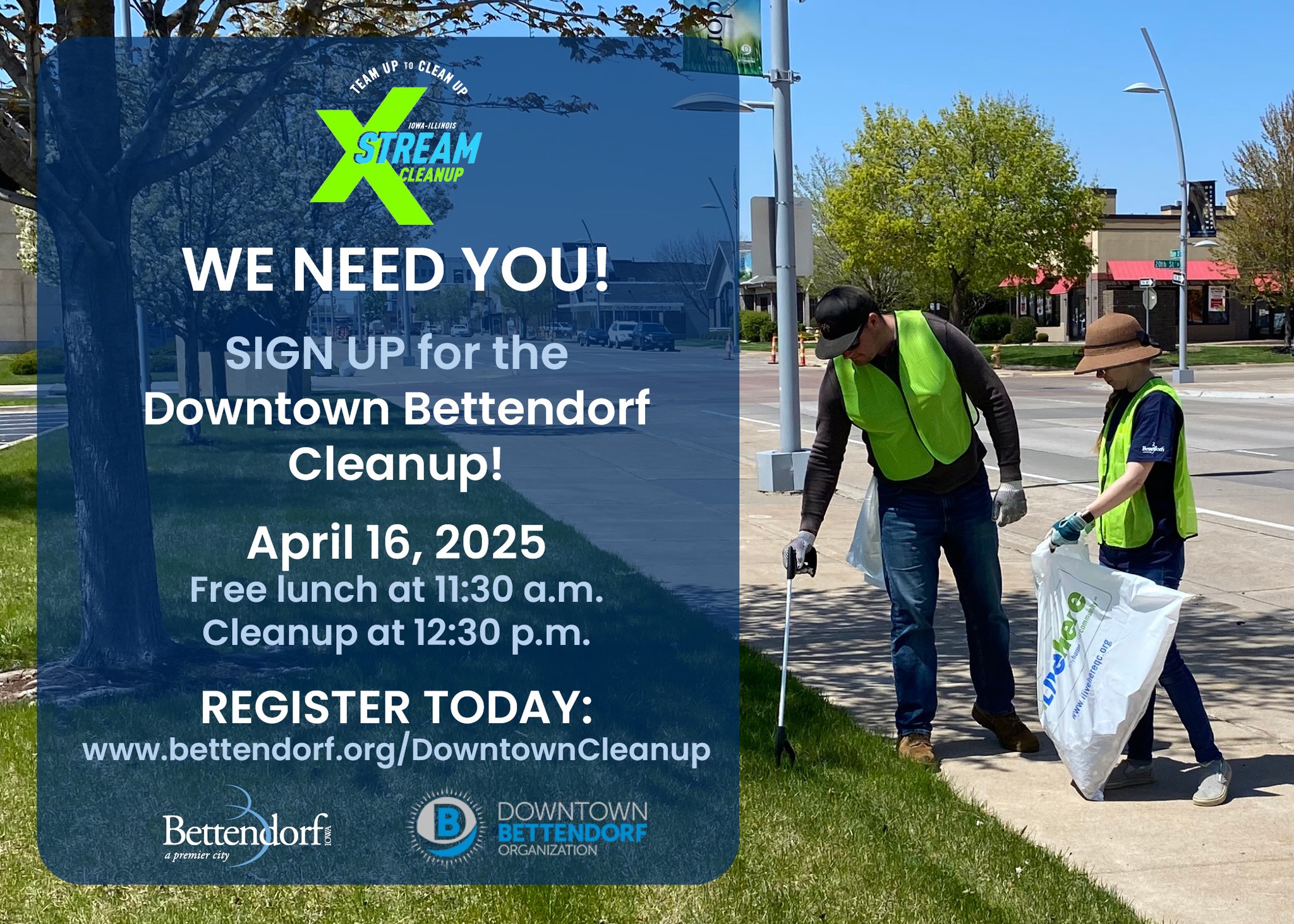 Downtown Cleanup looks for volunteers in Bettendorf