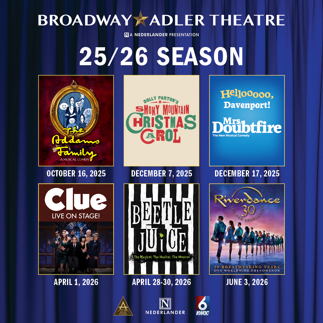 Adler Theatre Announces 2025 2026 Broadway Season AdlerYear 