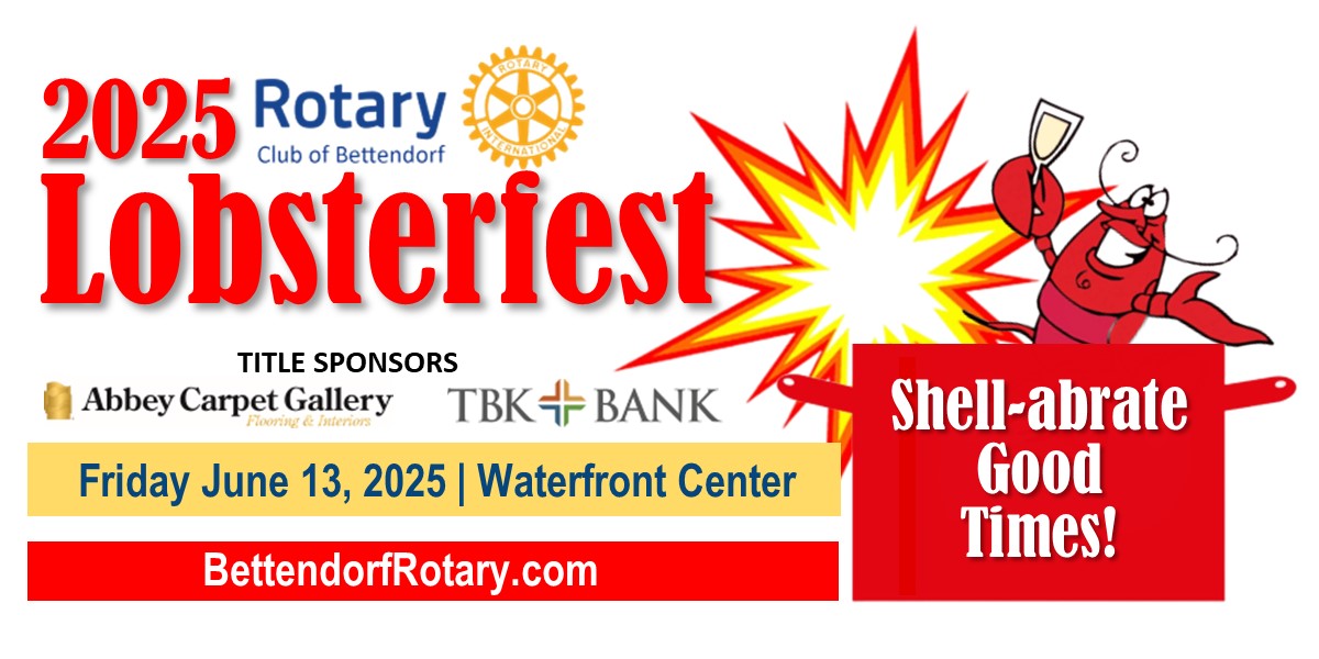 Bettendorf Rotary preparing for Lobsterfest 06/13