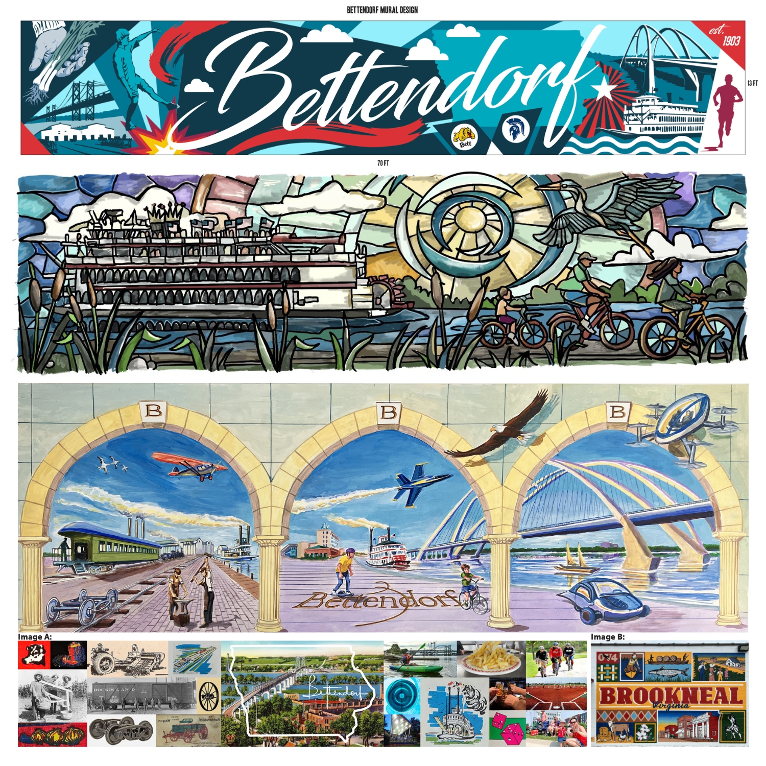 Four finalists vie for downtown Bettendorf mural