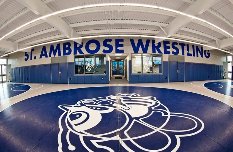 wrestling women St. Ambrose
