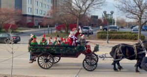 Moline Centre Lighting of the Commons Festival of Trees Deck the Downtowns