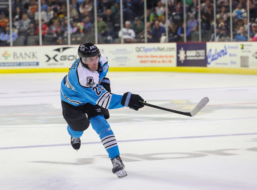 Kids Run the Show Vibrant Arena Quad City Storm Hockey