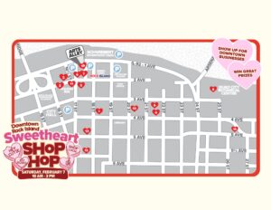 Sweetheart Shop map Rock Island downtown