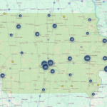 This map shows the location of Iowa’s Certified Sites. CREDIT IEDA
