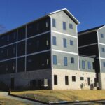 This is the new $3.8 million Ries Harbor Apartments complex in Muscatine on Thursday, March 18. PHOTOS BY DAVE THOMPSON