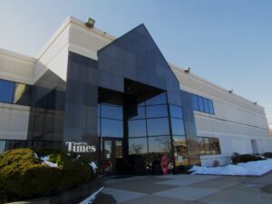 The former Quad-City Times building at 500 E. Third St., Davenport. CREDIT DAVE THOMPSON