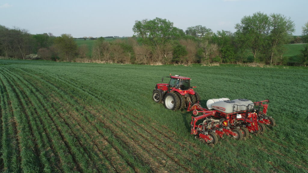 farmland Mitchell Hora says regenerative agriculture have helped his farms. CREDIT MITCHELL HORA