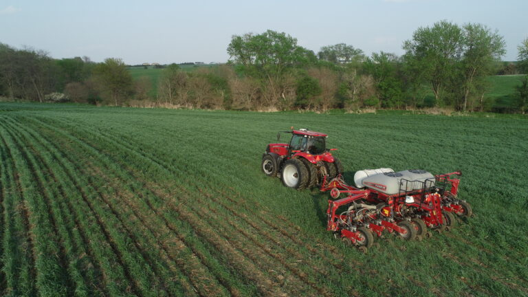 farmland Mitchell Hora says regenerative agriculture have helped his farms. CREDIT MITCHELL HORA