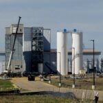 A new $224 million Atlas Roofing Corp. asphalt shingle manufacturing plant will be open for business in a few months in Clinton, Iowa. CREDIT DAVE THOMPSON