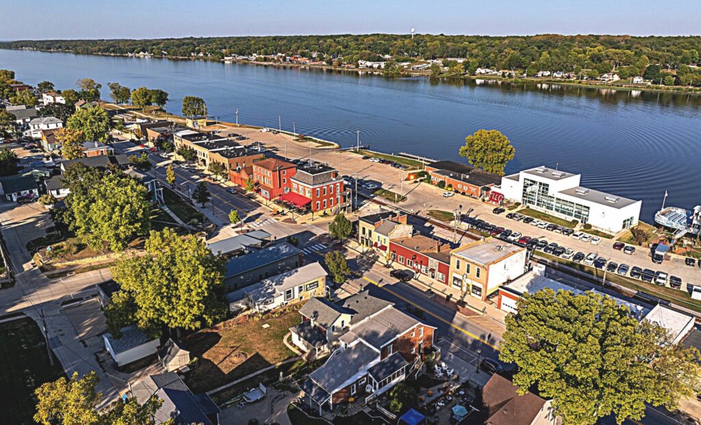 A view of downtown LeClaire. CREDIT LECLAIRE CHAMBER OF COMMERCE