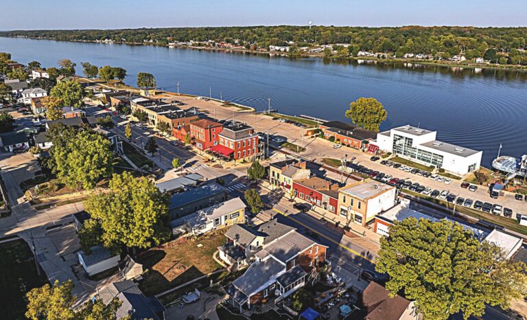 A view of downtown LeClaire. CREDIT LECLAIRE CHAMBER OF COMMERCE