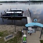 This is one of the dock areas for the Channel Cat. CREDIT METROLINK